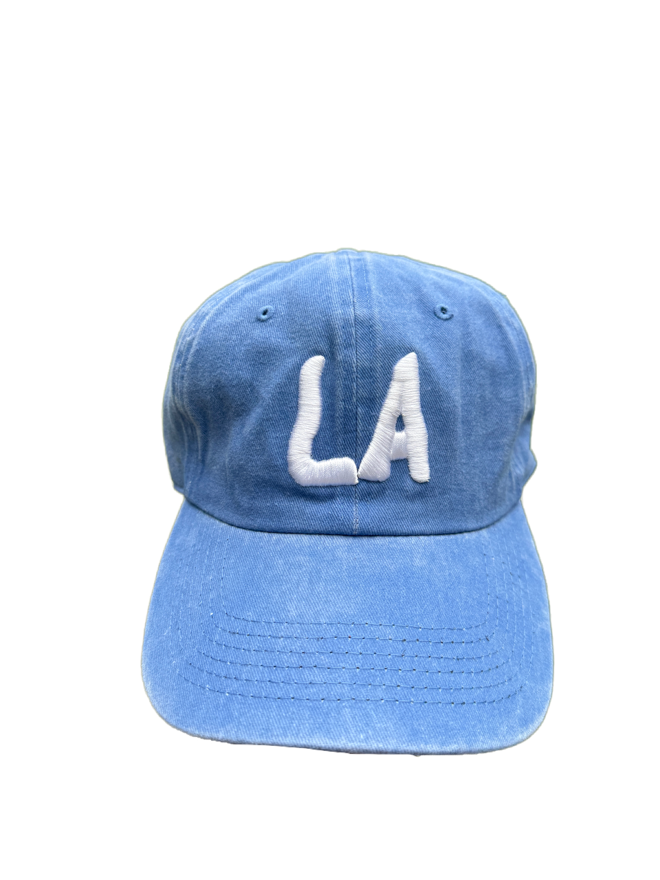 LA Blue Washed Cotton Unisex Cap
