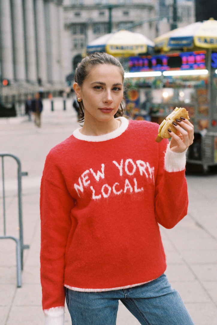 22NJ New York Local Red Unisex Mohair Sweater – TUTUNJ