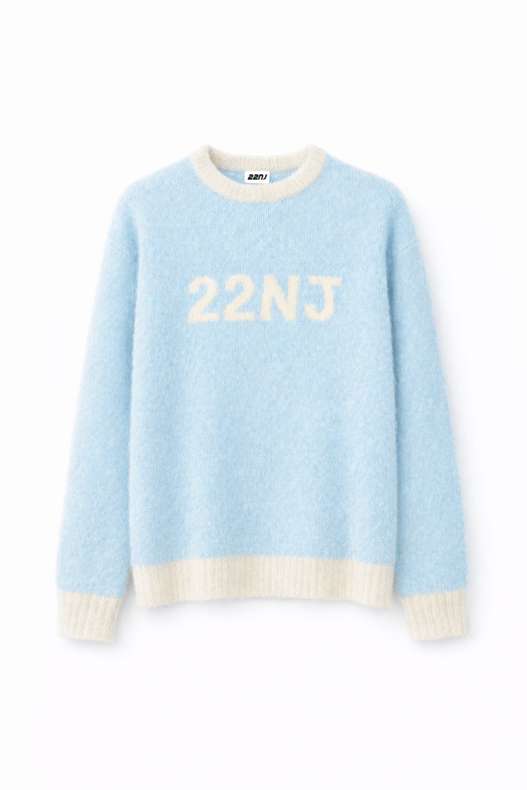 22NJ Creator Director Of Excuses Baby Blue Unisex Mohair Sweater