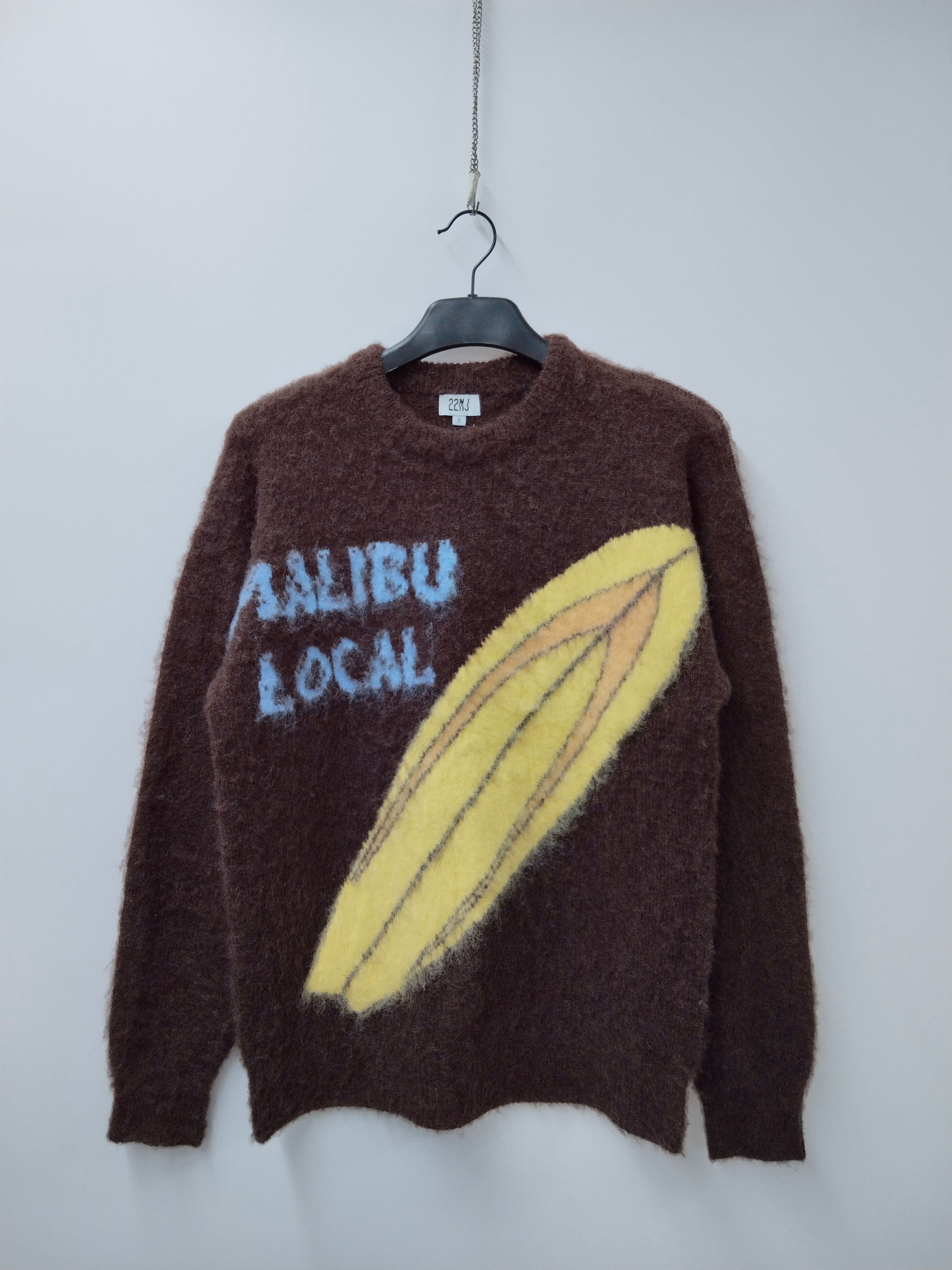 Malibu Local Brown Unisex Mohair Sweater