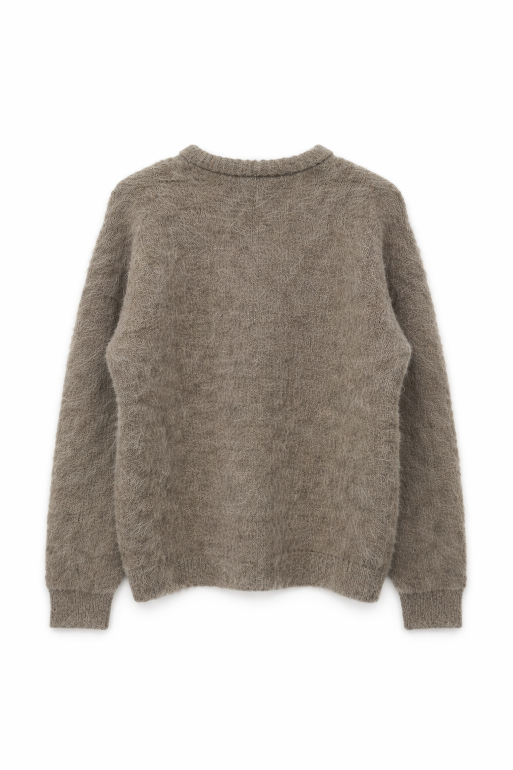 22NJ Apres Ski Taupe Unisex Mohair Sweater