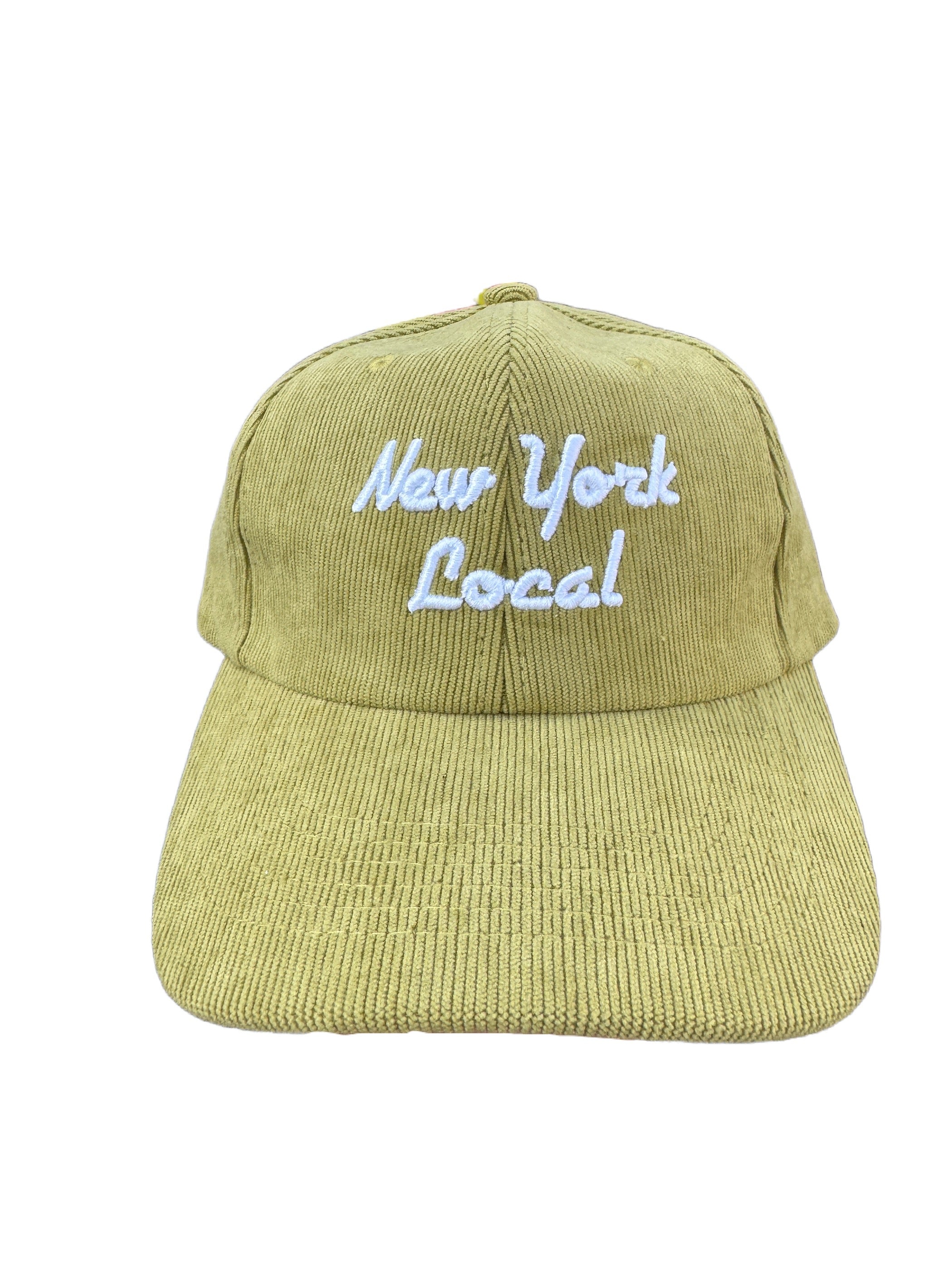 New York Local Olive Corduroy Unisex Cap