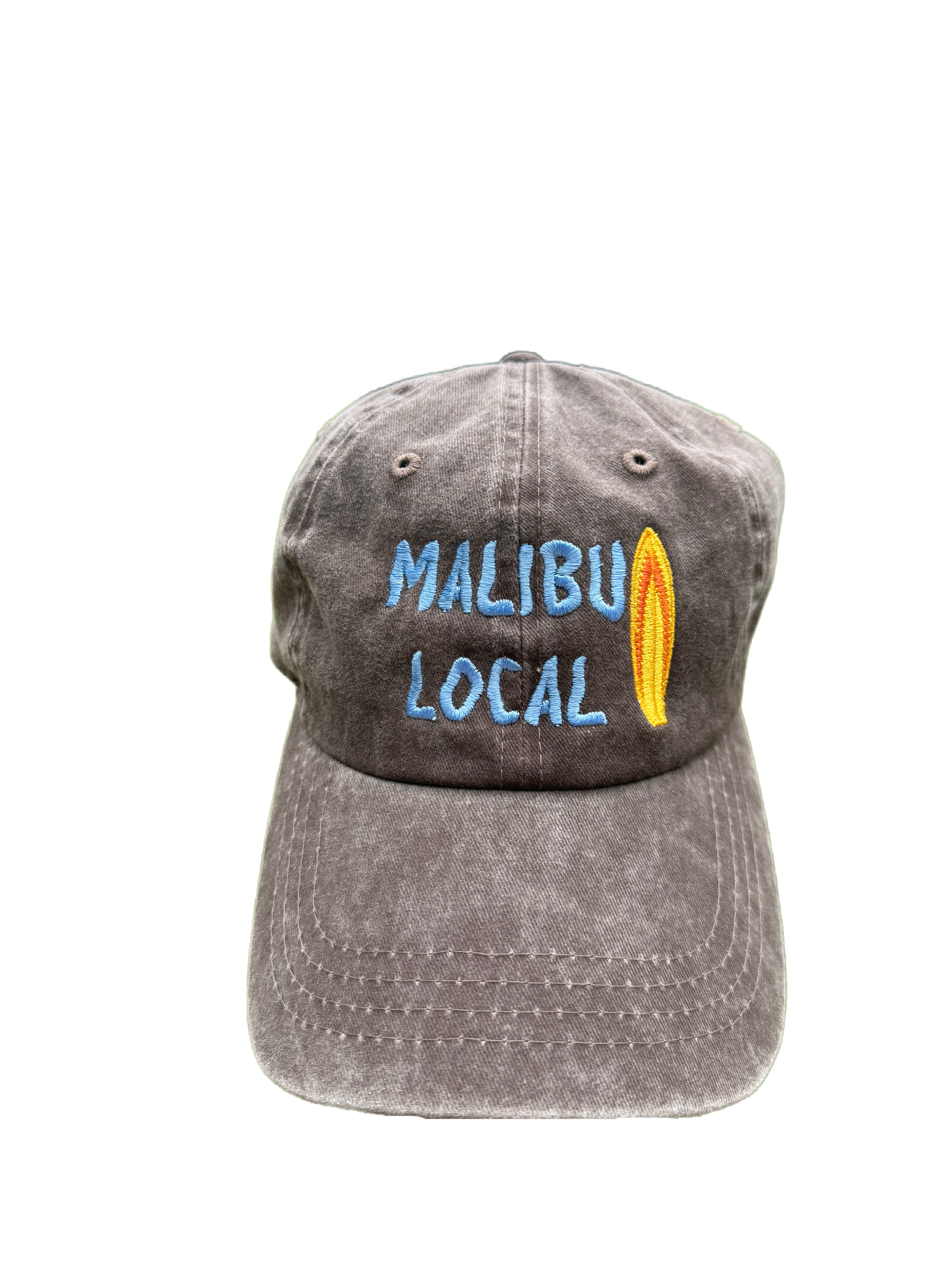 Malibu Local Washed Cotton Dark Brown Unisex Cap