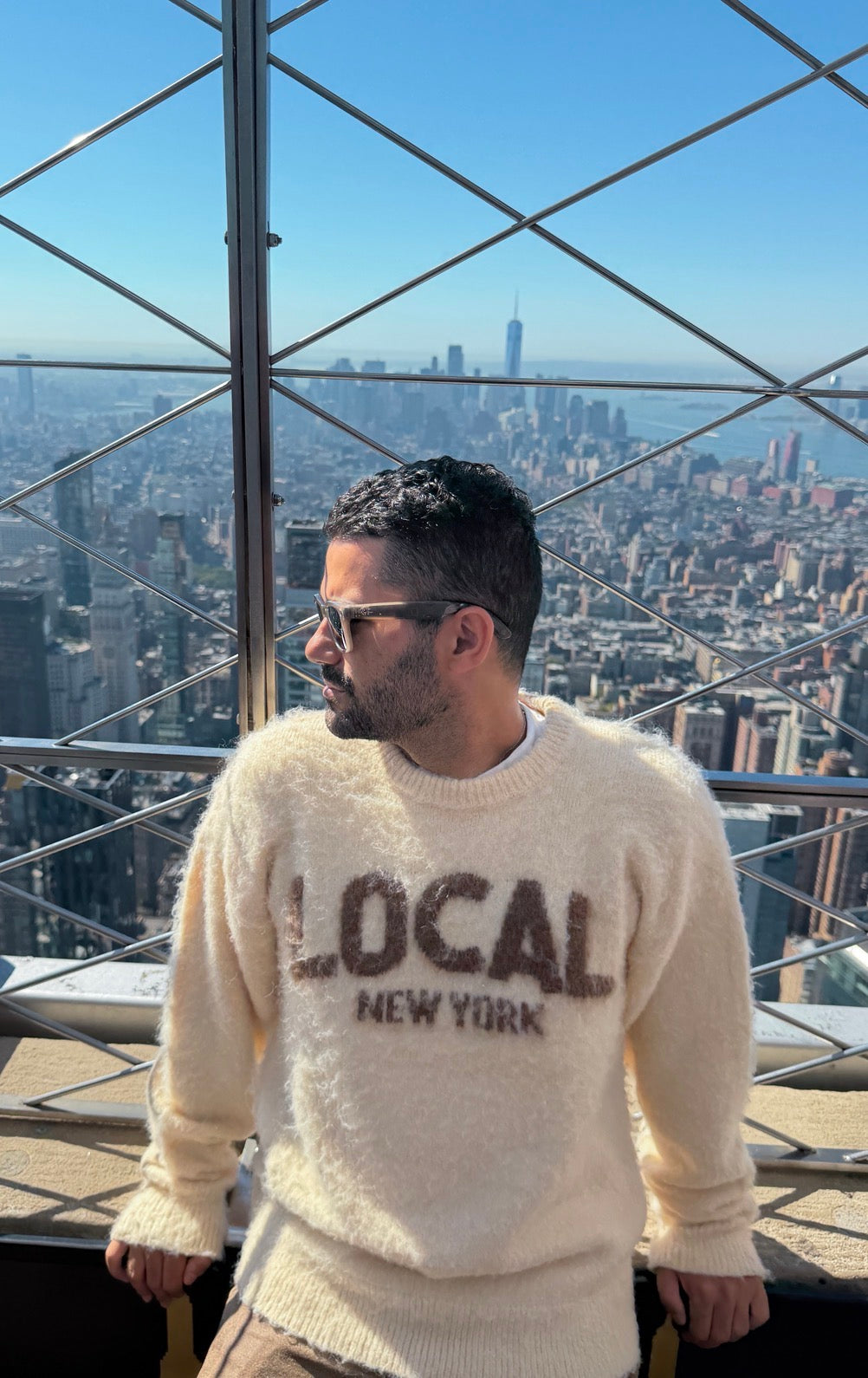 22NJ  Local New York Unisex Mohair Sweater