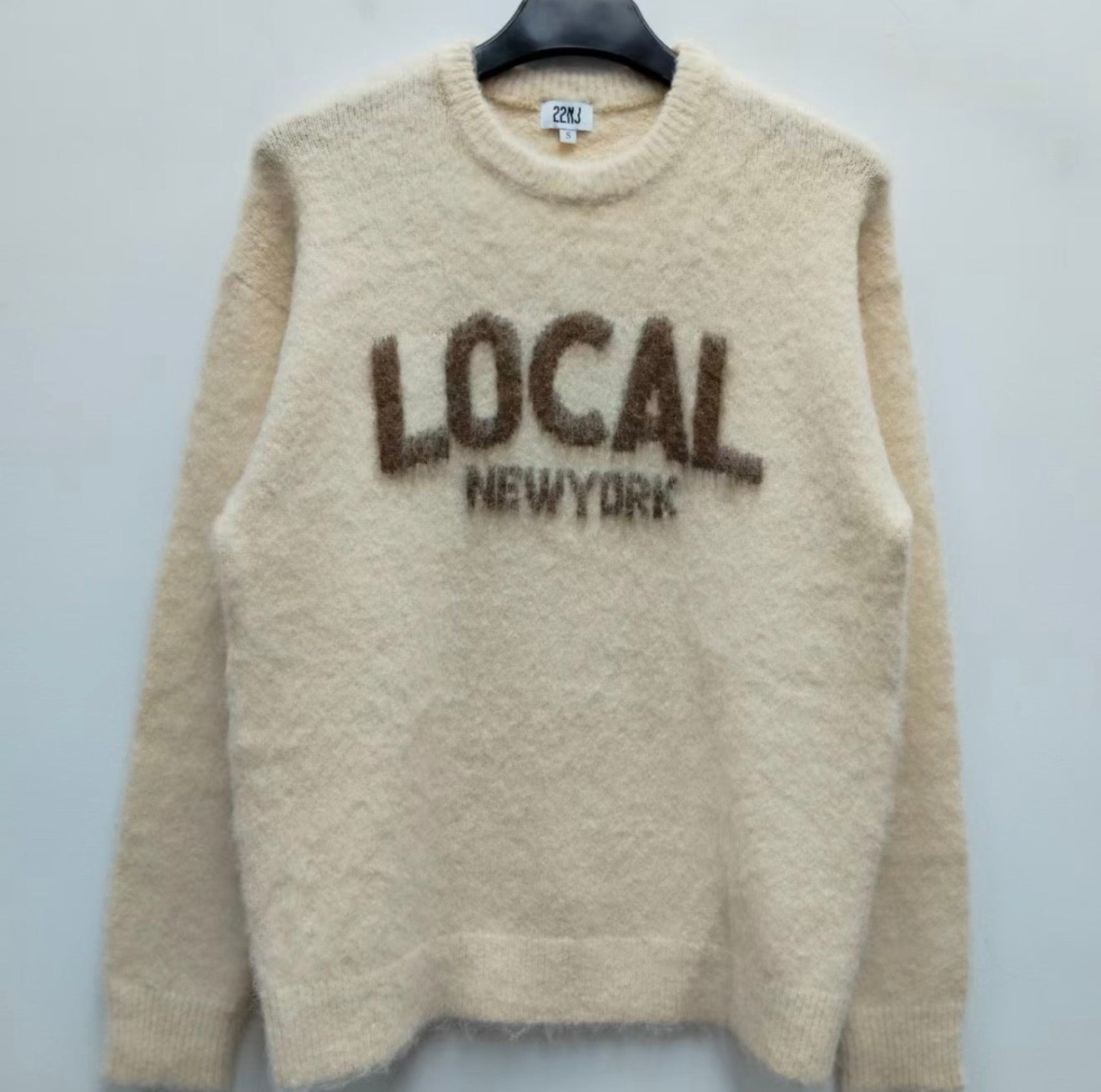 22NJ  Local New York Unisex Mohair Sweater