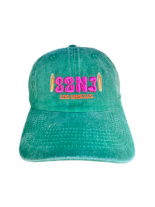 22NJ Los Angeles Surf Washed Green Cap