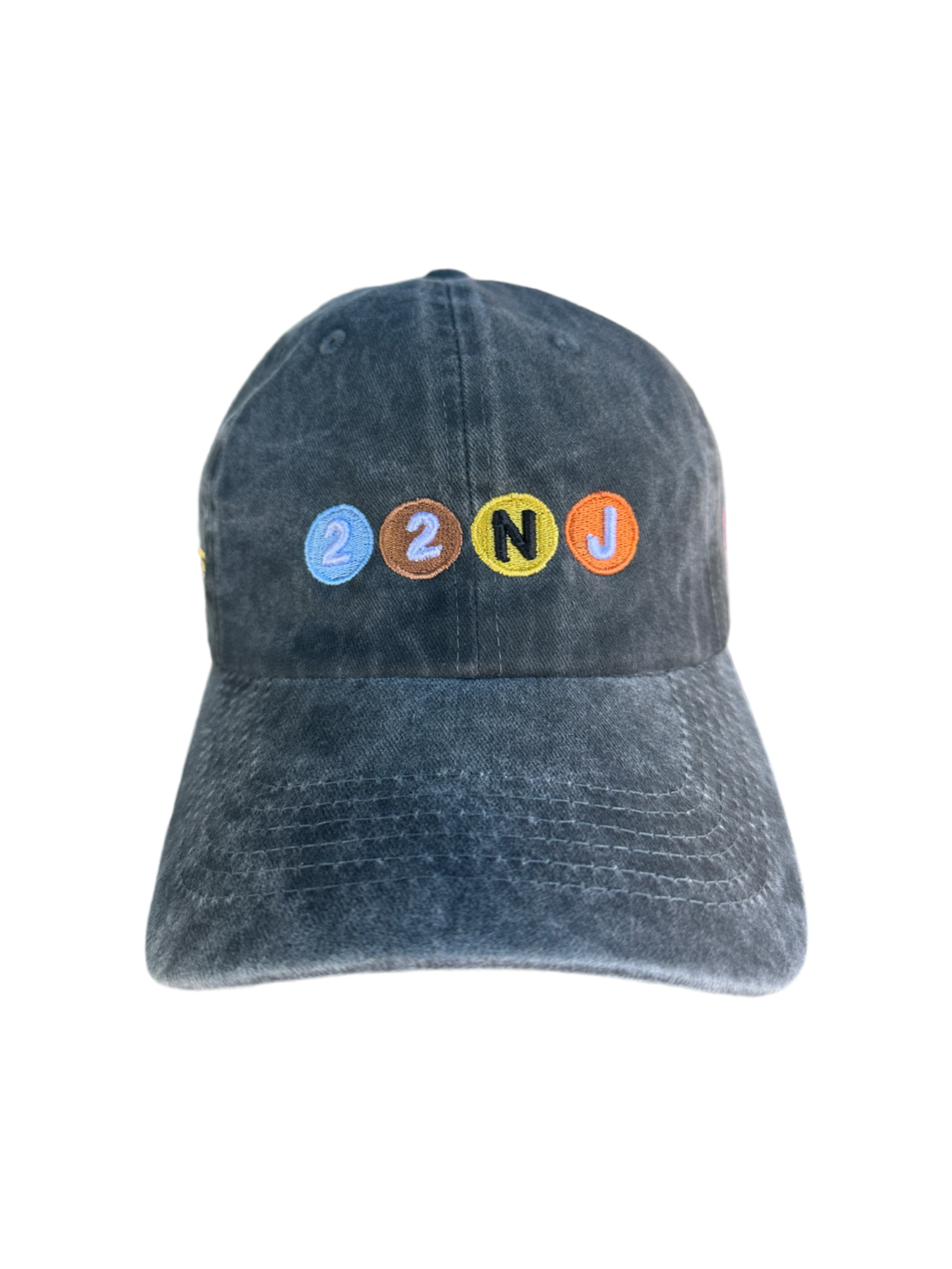 22NJ New York Collector Series Washed Black Cap