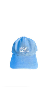 22NJ Washed Baby Blue Cap