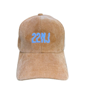 22NJ Yellow Corduroy Cap