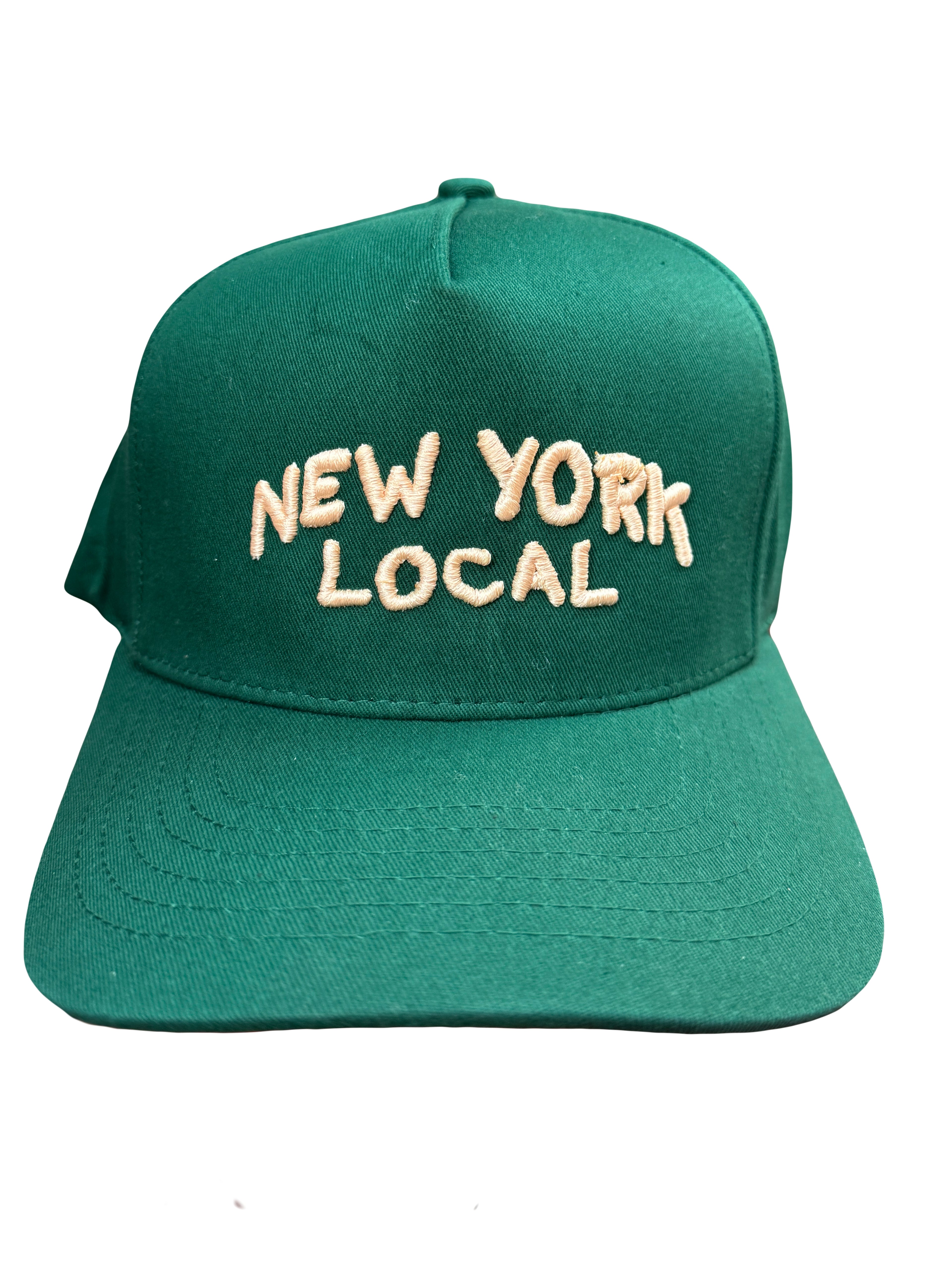 22NJ New York Local Green Premium Cotton Cap