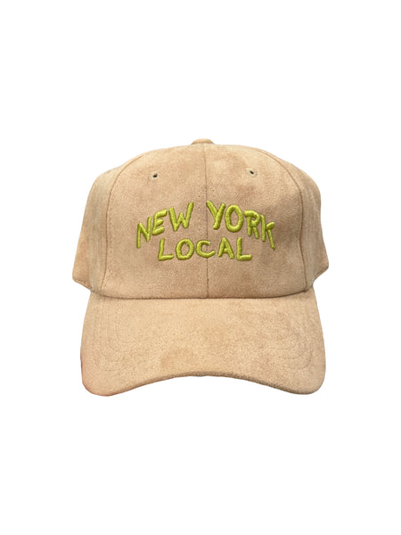 22NJ New York Local Beige Suede Cap – TUTUNJ