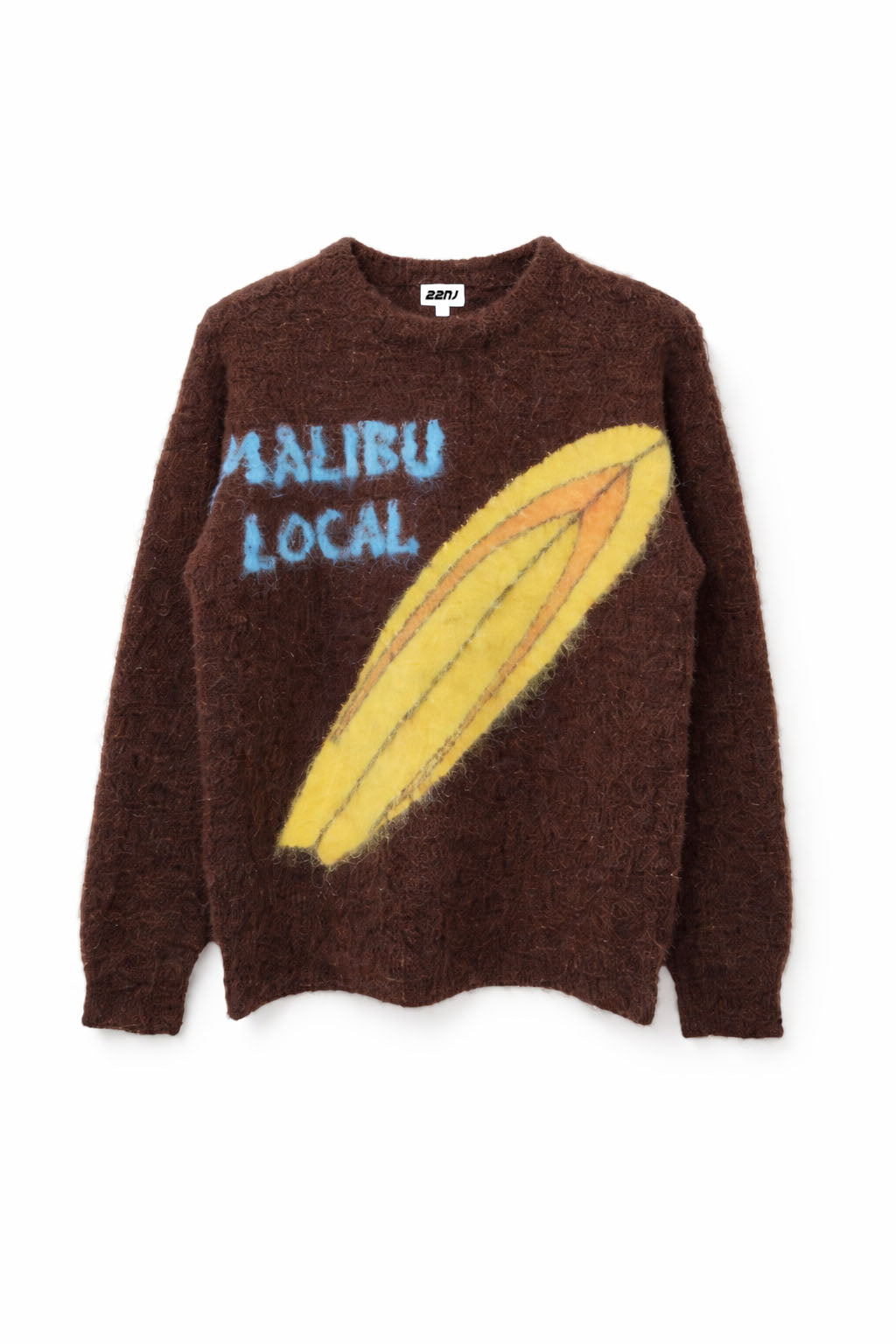 Malibu Local Brown Unisex Mohair Sweater