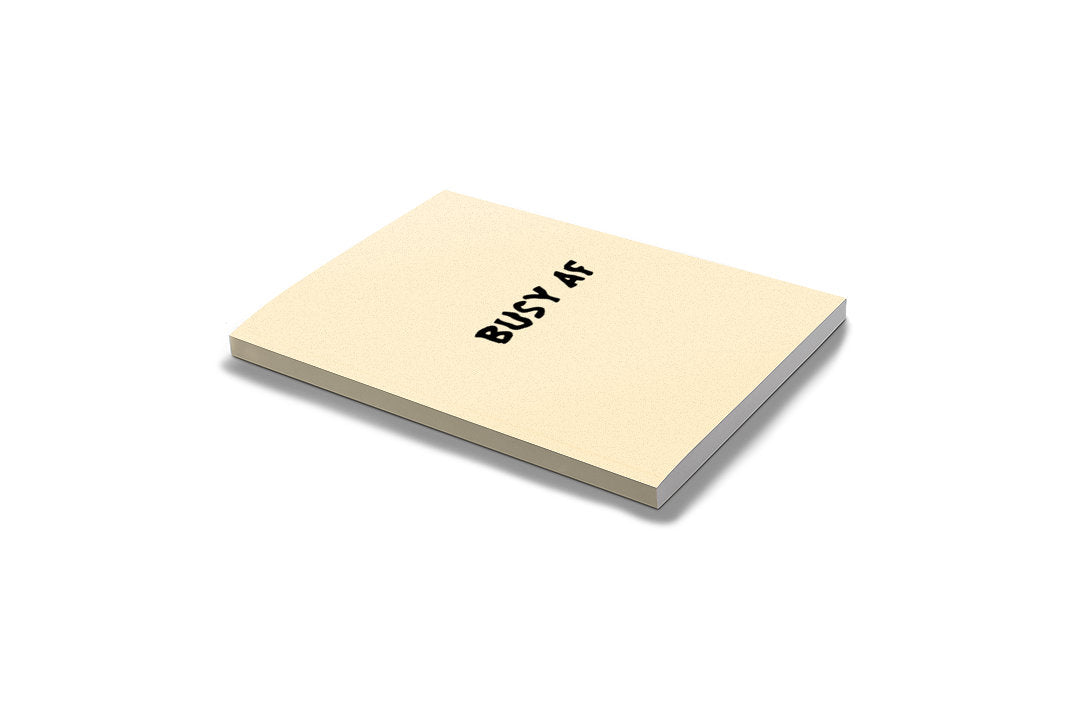 Busy AF Layflat Notebook