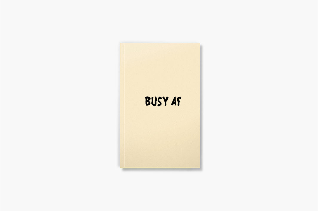 Busy AF Layflat Notebook