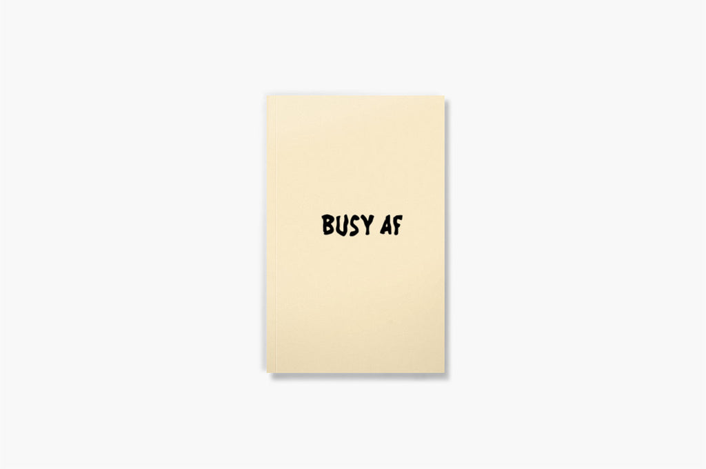 Busy AF Layflat Notebook