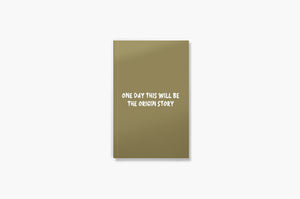 Origin Story Layflat Notebook