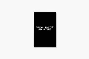 Productivity Layflat Notebook