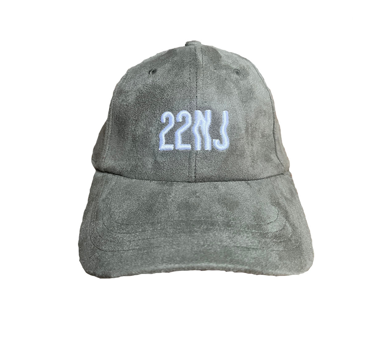 22NJ Suede Leather Khaki Cap