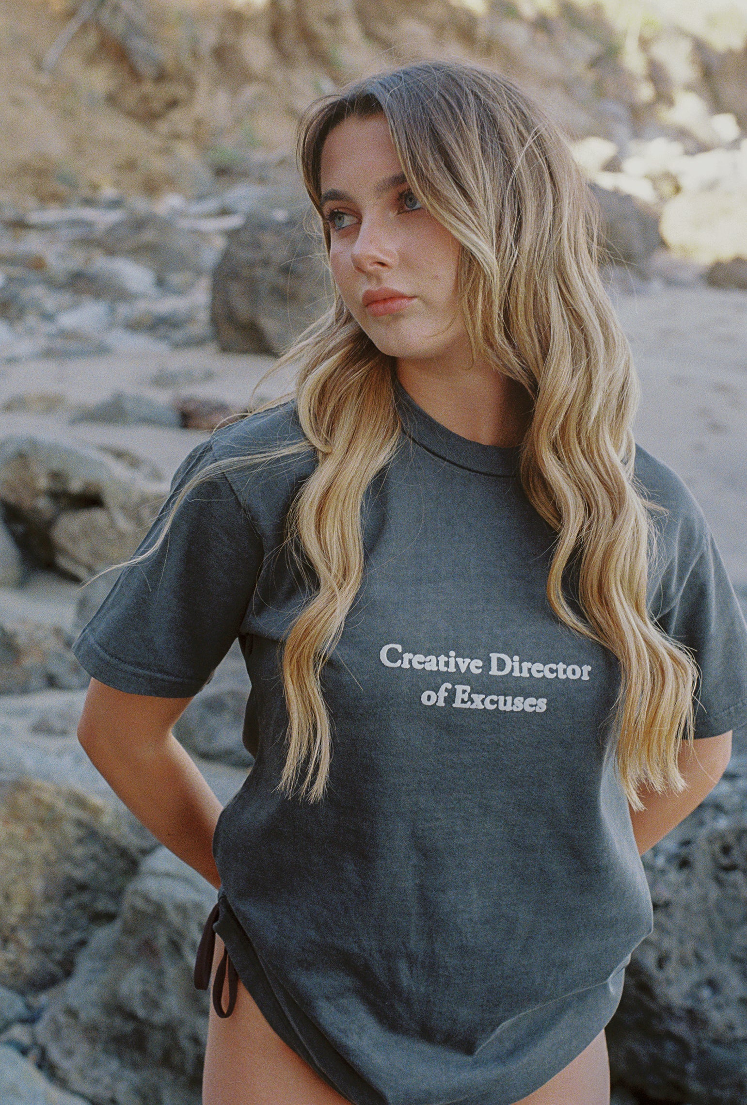 Creator Director of Excuses Smoked Gray Tshirt
